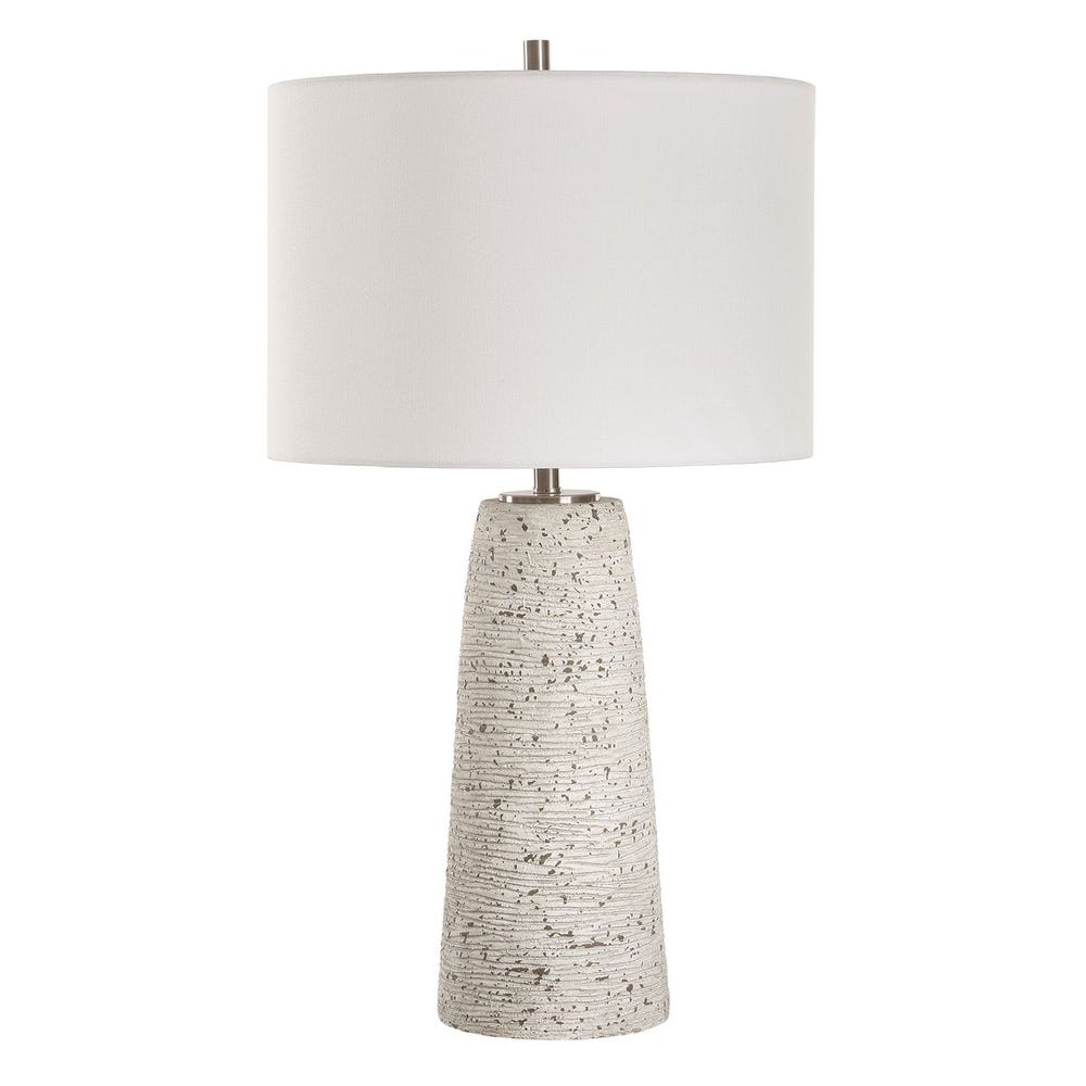 Tapered ceramic table lamp