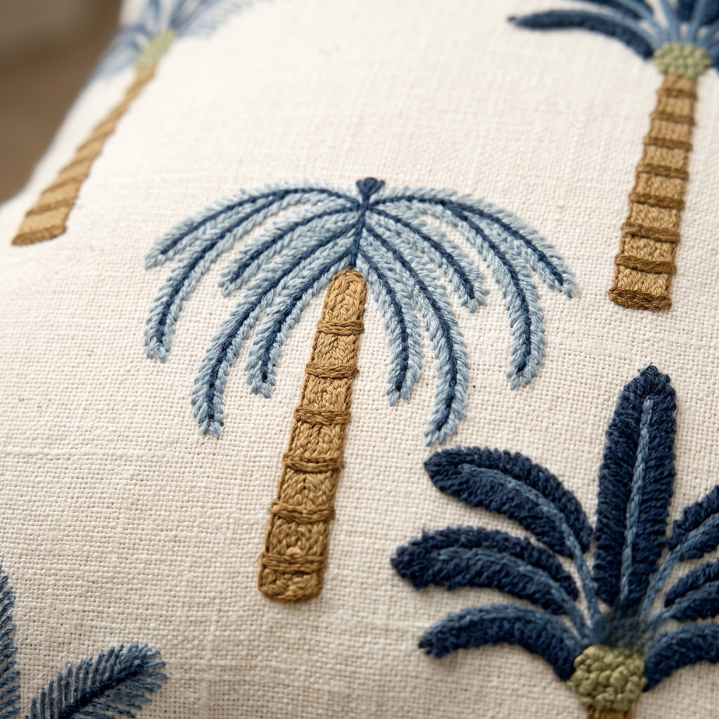 Blue Date Pillow