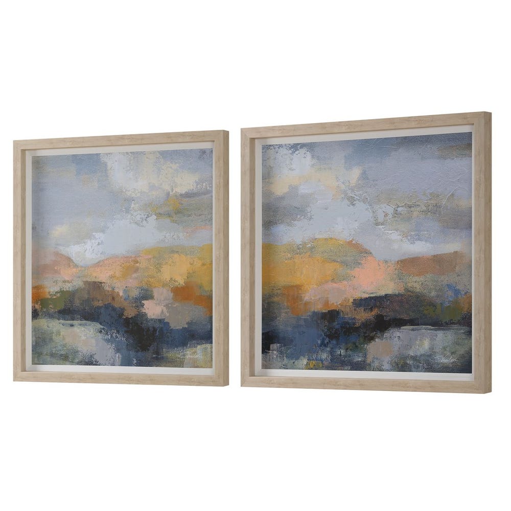 DUSK FRAMED PRINTS Set of 2