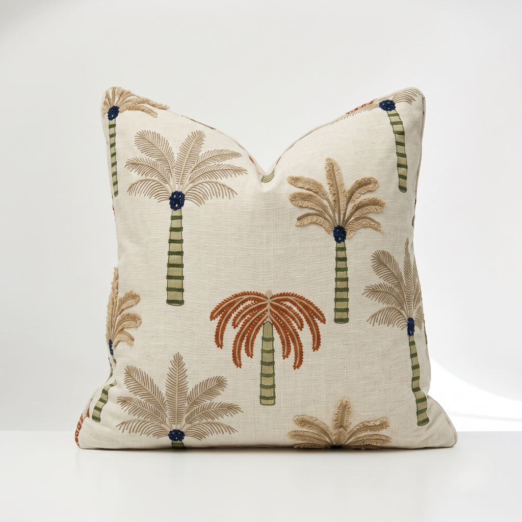 Orange Date Pillow
