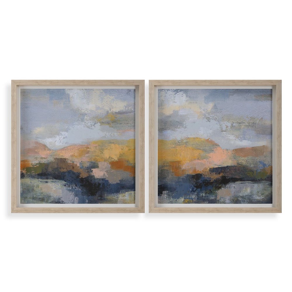 DUSK FRAMED PRINTS Set of 2