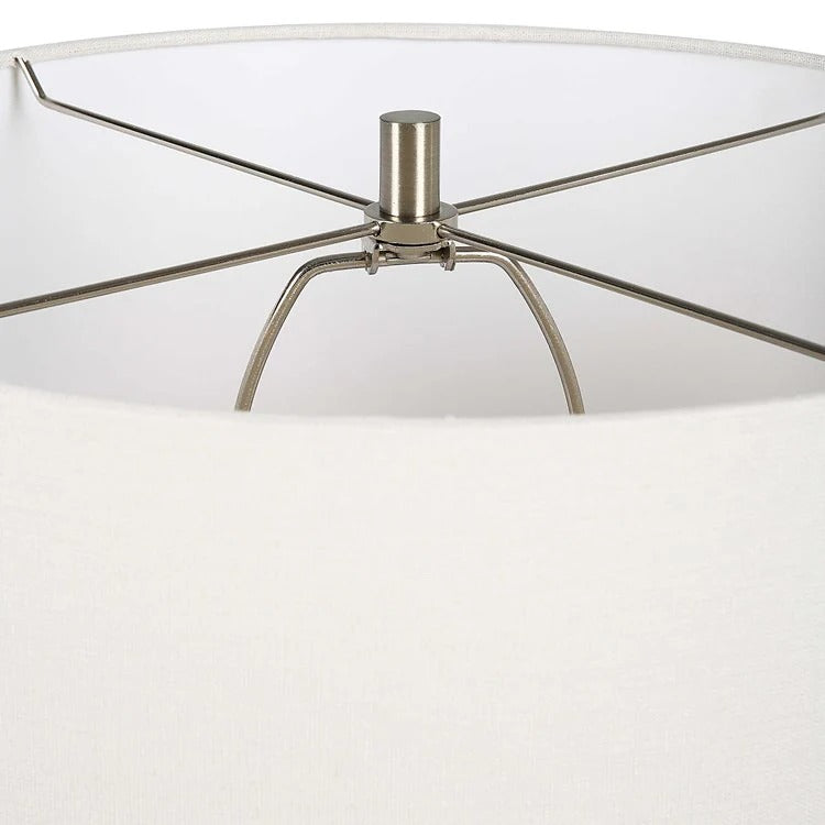Natural Oak Wood Rope Table Lamp