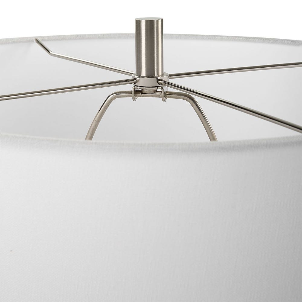 Tapered ceramic table lamp