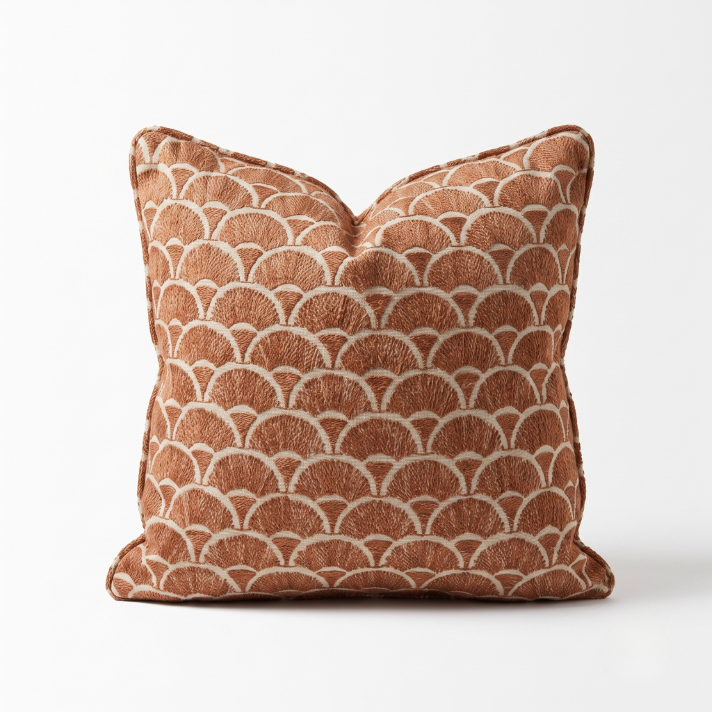 Orange Shells Pillow