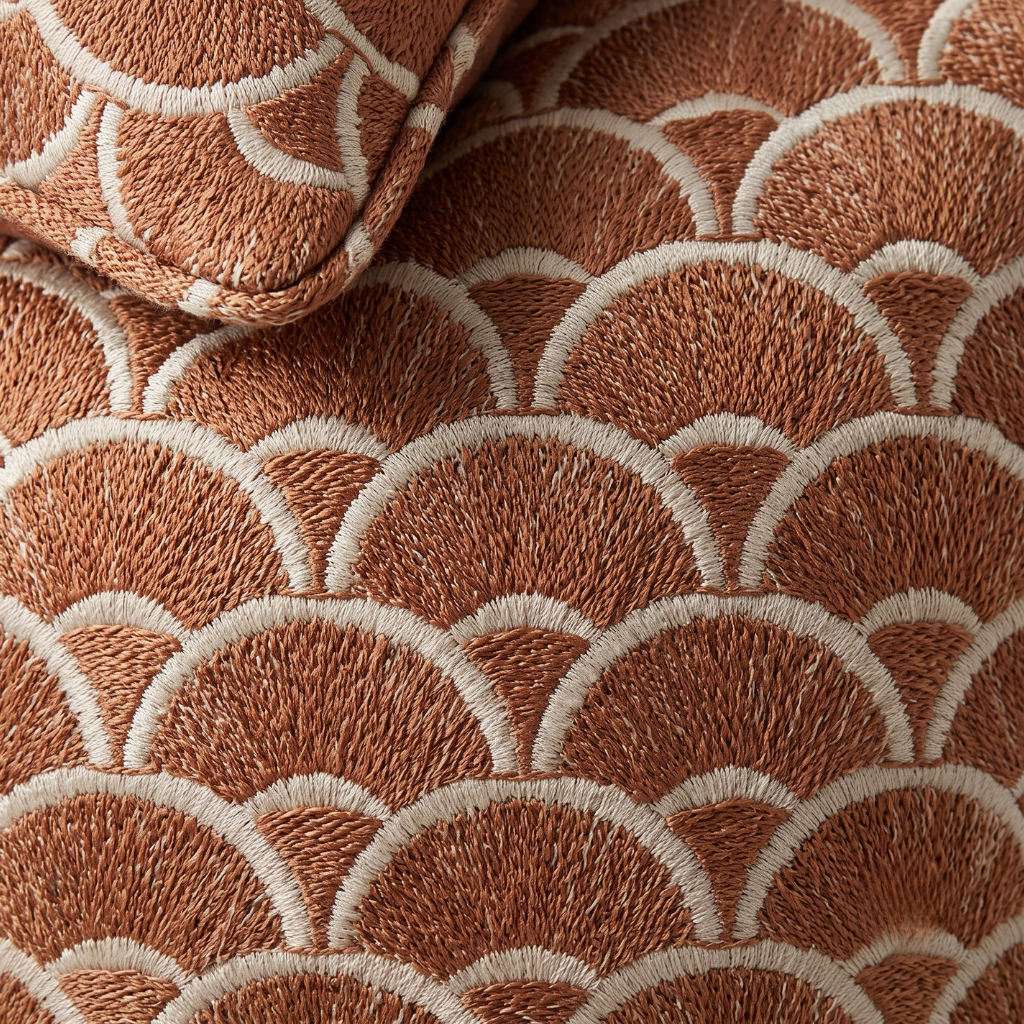 Orange Shells Pillow