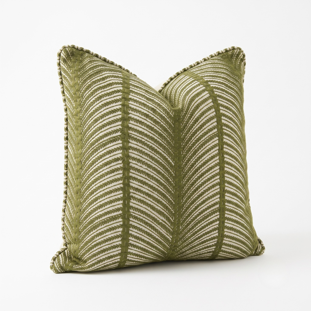 Green Leaf Pillow