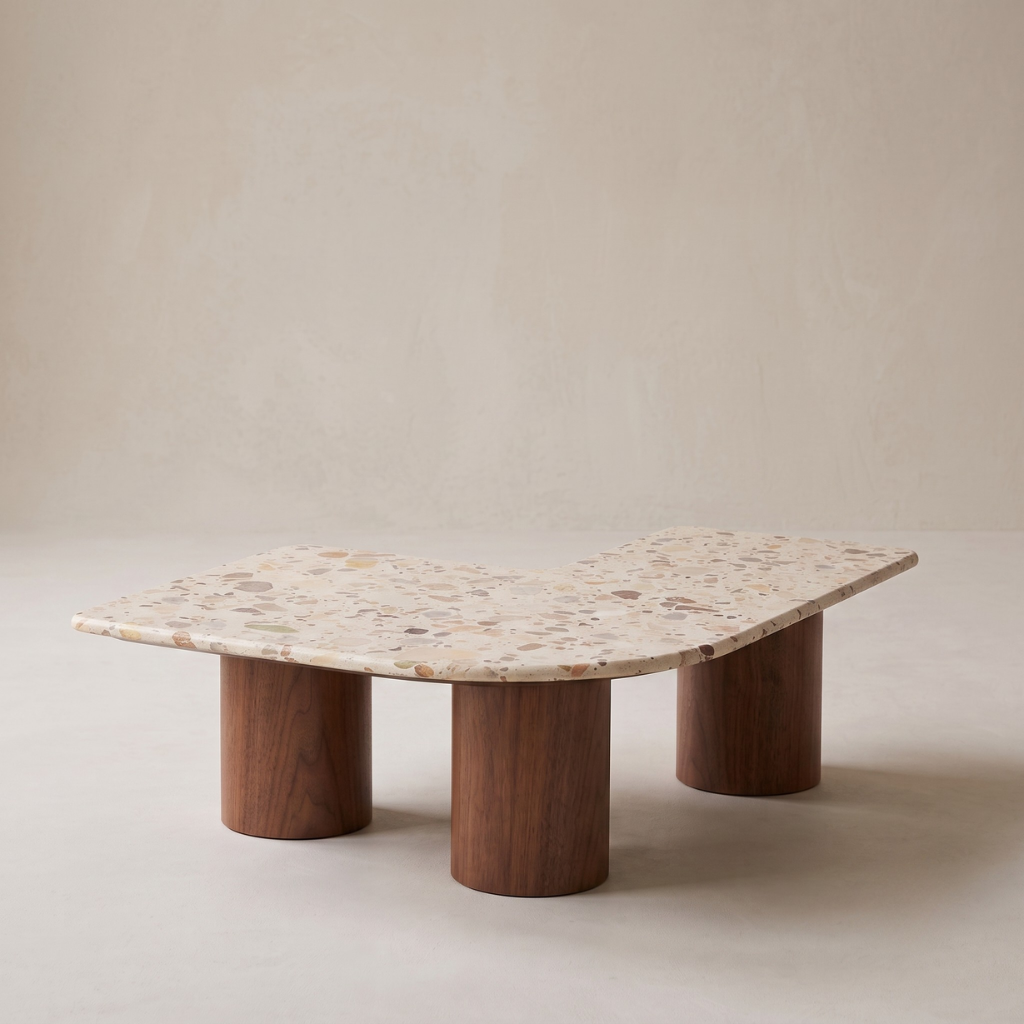 Mercury Terrazzo-Top Coffee Table