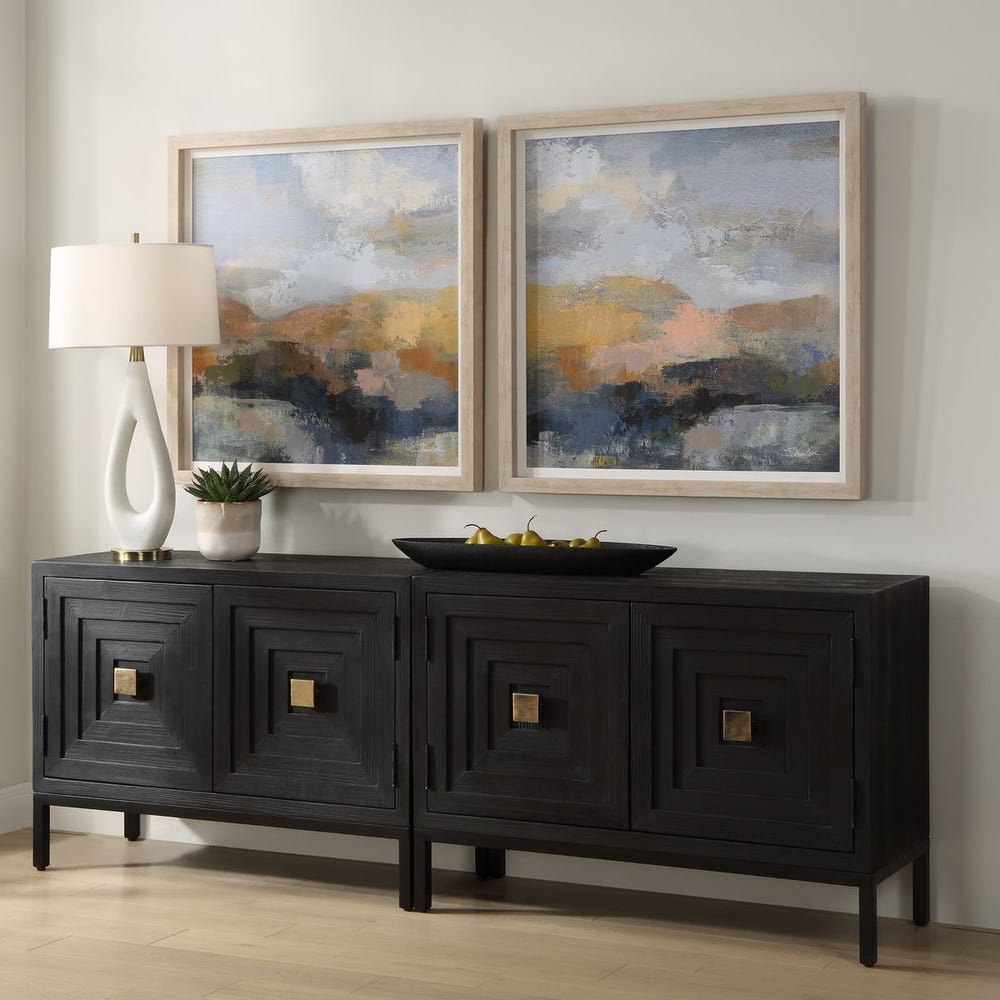 DUSK FRAMED PRINTS Set of 2