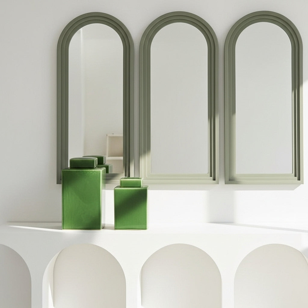 Emerald Porcelain Jar Set