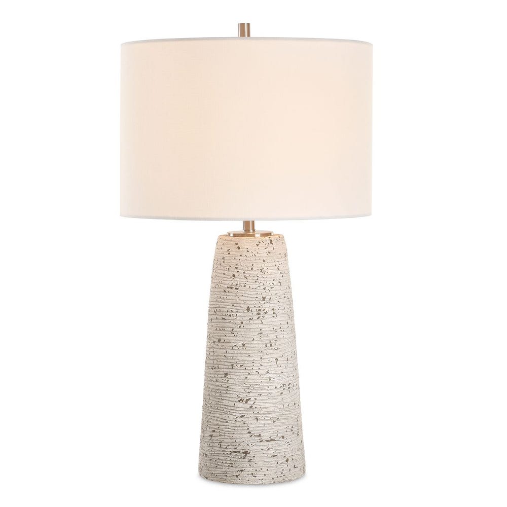 Tapered ceramic table lamp